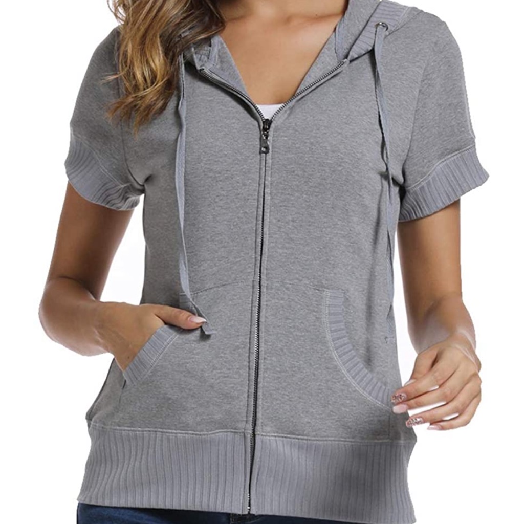 Brand New Zip Front Top